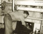 Johann „Jan“ Behrends auf der „DUKEGAT“