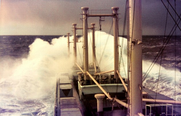 MS Johann Schulte 1970 Winter Nordatlantik Orkan StÃ¤rke 12