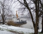 Ein Wintermorgen im Emder Hafen